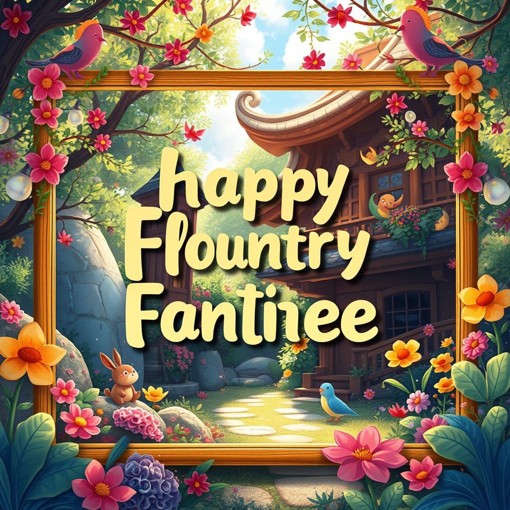 Whimsical Studio Ghibli-Inspired Masterpiece with Intricate....