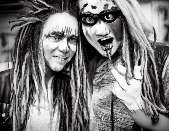 Cyberpunk Hipster Girls in Tokyo Rooftop Dance