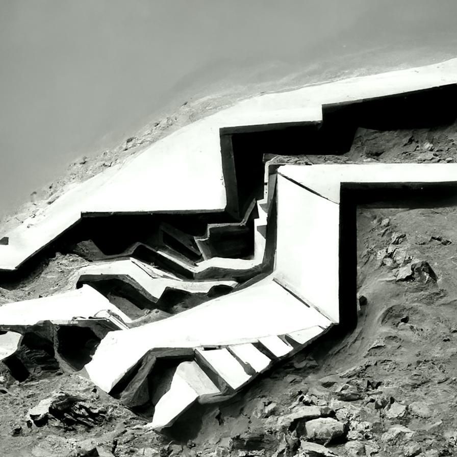 Escher-Inspired Stairs on Mars