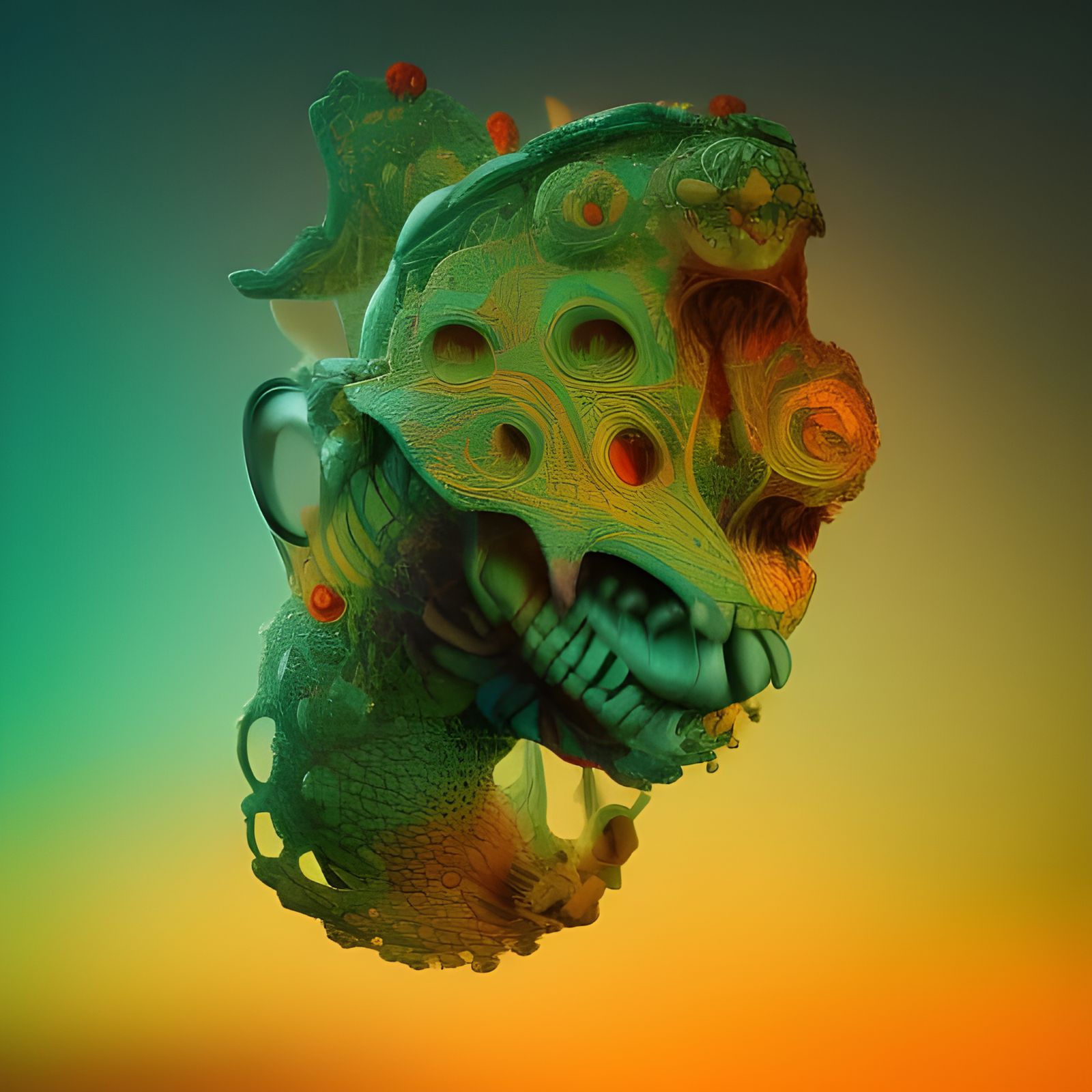 Lizard Skin Universe: A Cosmic Holographic Illustration