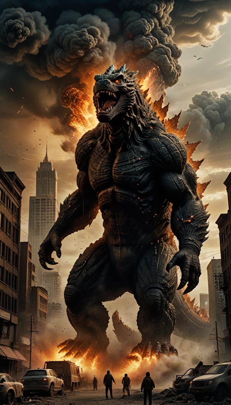 Godzilla Roars Amidst Atomic Apocalypse