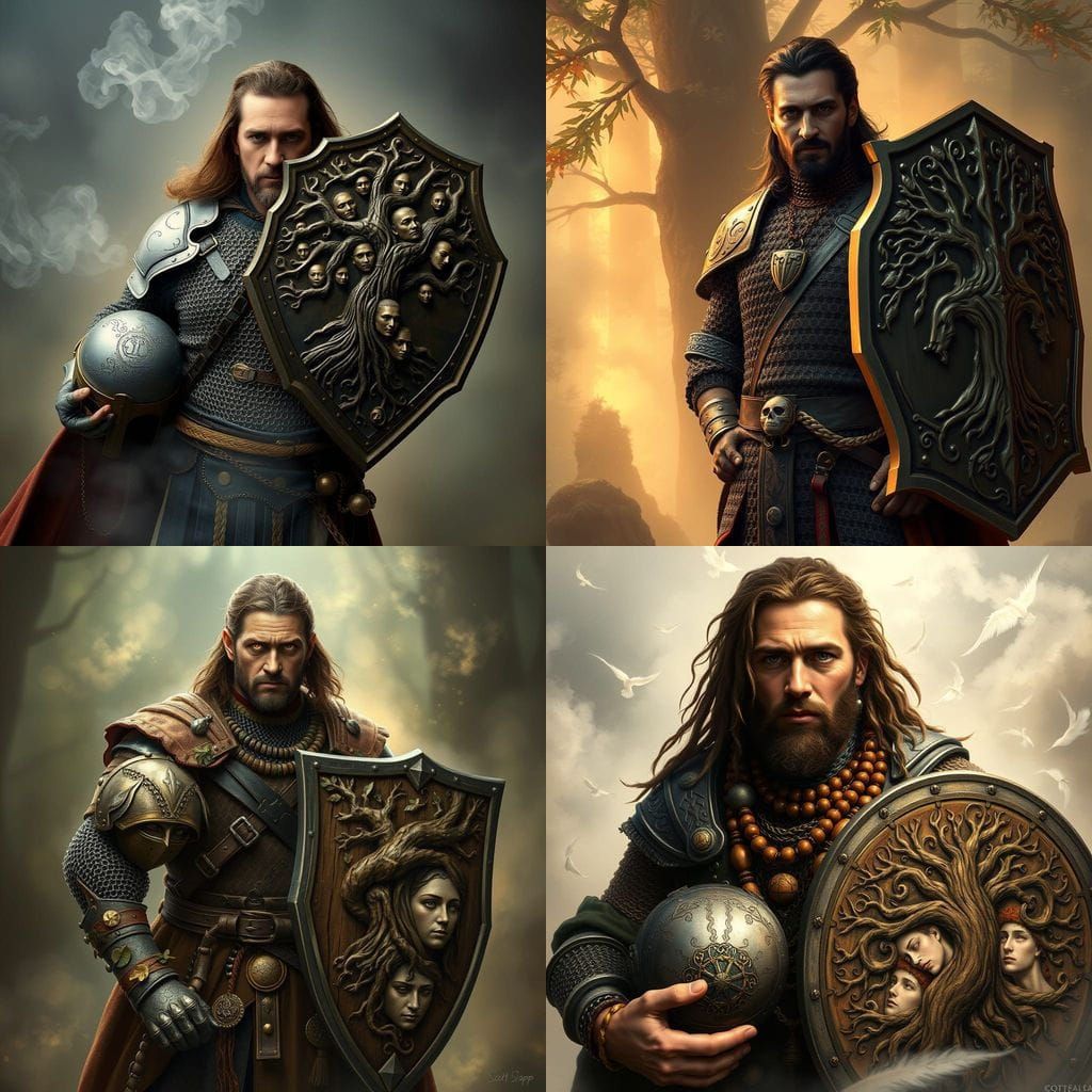 Scott Stapp as a Mystic Paladin in Chainmail Armor