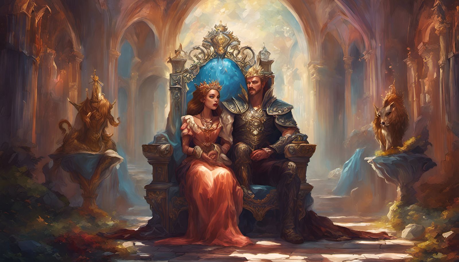 Fae Royalty Singing to Their People: Hyperrealistic Splash A...