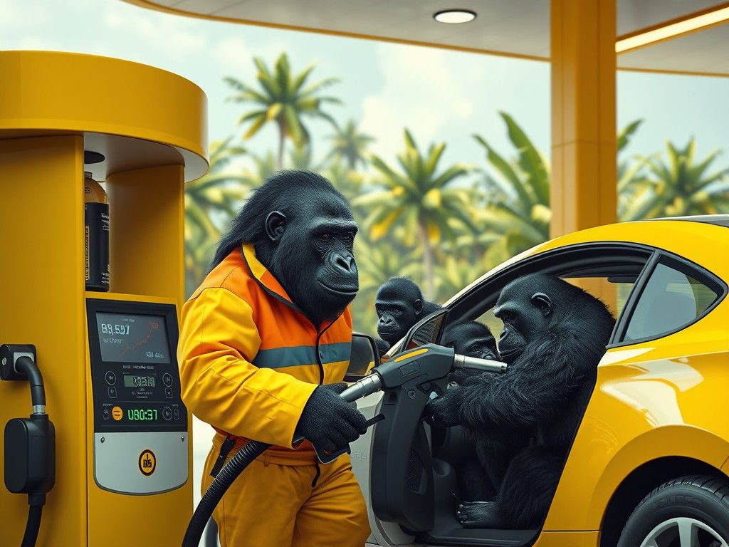 Planet of the Apes gas station