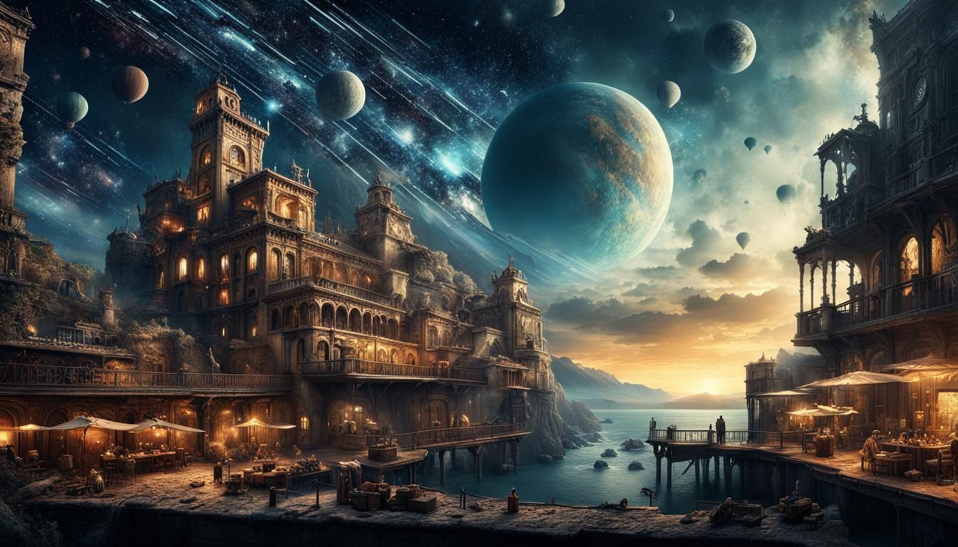 Epic Digital Painting of Rust and Stardust