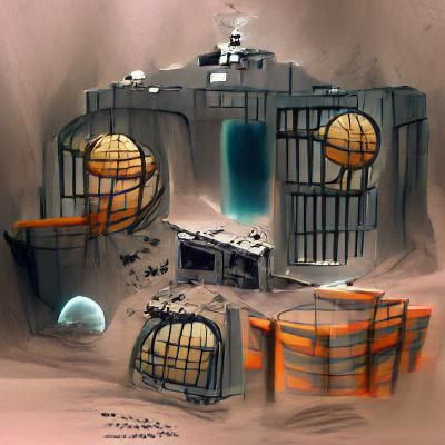 Grim Orbital Jail Concept Art