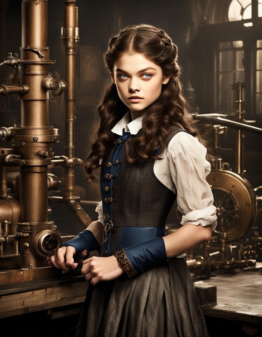 Steampunk Adventurer, Inventor, and Scientist Portrait