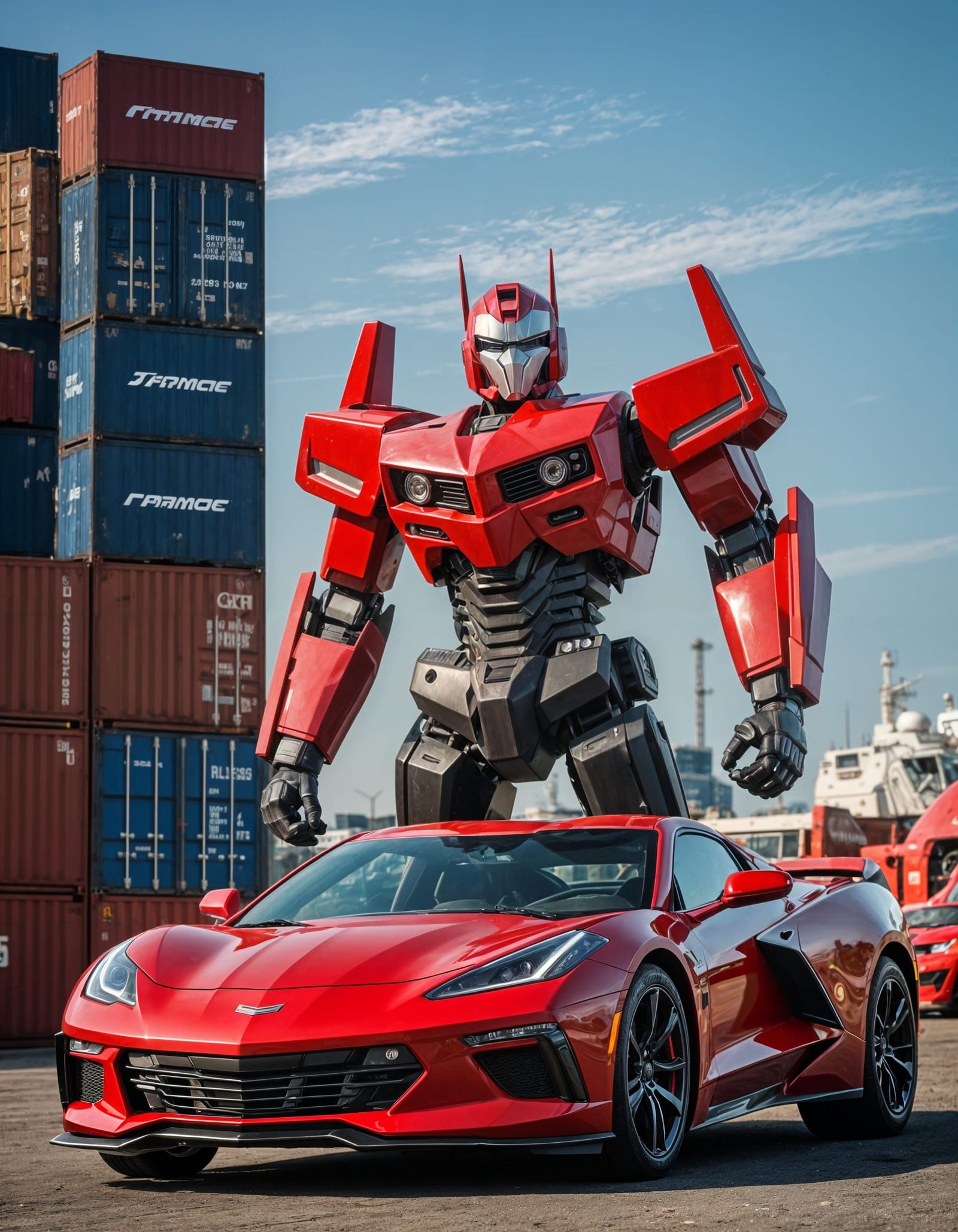 Sideswipe at the docks