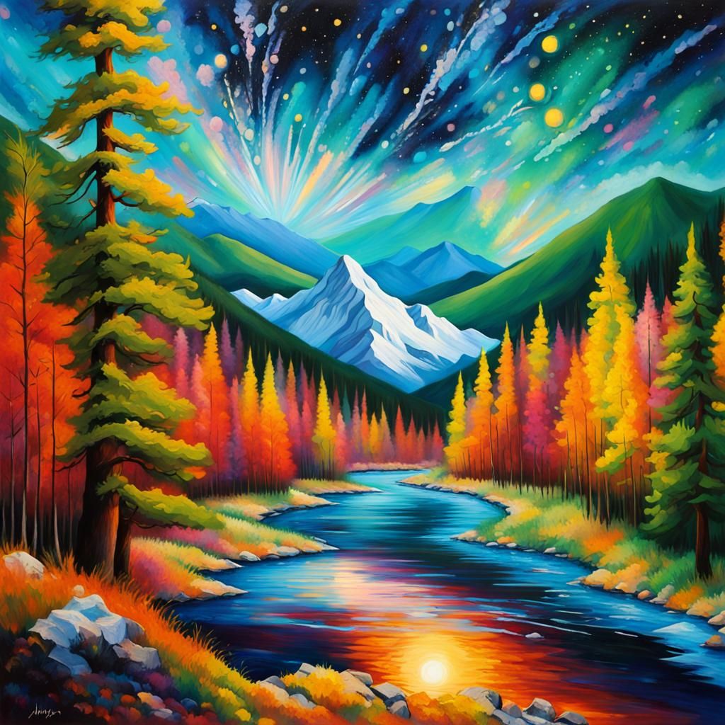 Enchanting Echoes: The Majestic Journey of the Vivid River B...