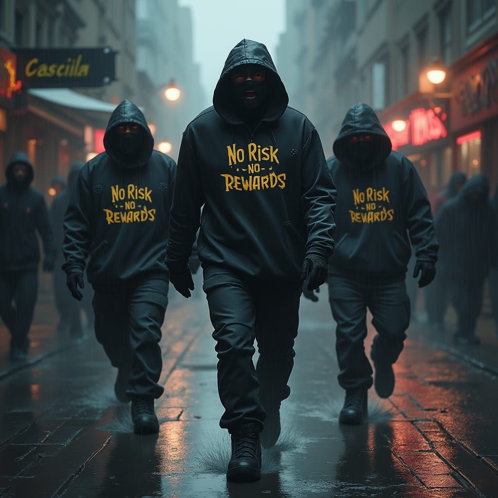 Gangsters in a Dark City: A Matte Painting