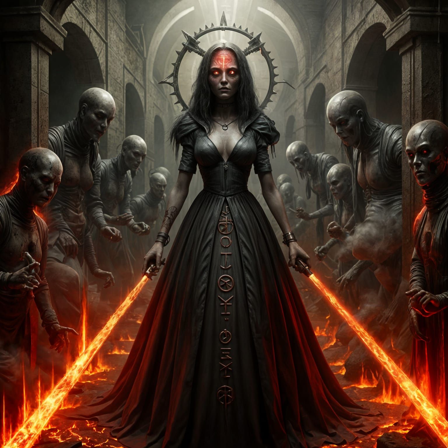 Glowing Hellscapes in Cinematic Digital Art