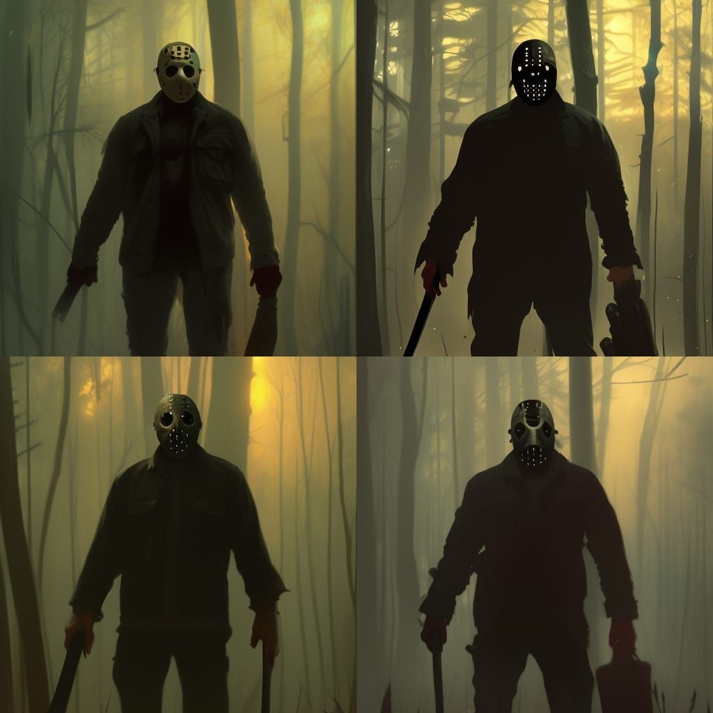Dark Fantasy Jason Voorhees Concept Art