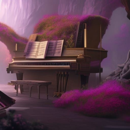 Fantastical Landscape Inspired by Fur Elise, Unreal Engine