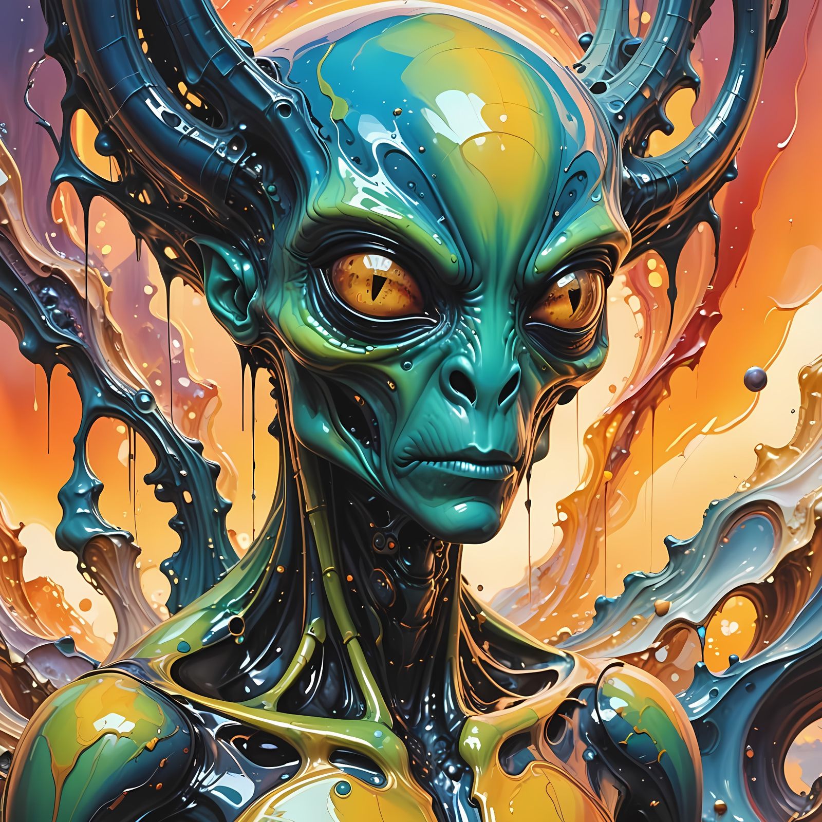 Abstract Expressionist Symbolic Surrealism