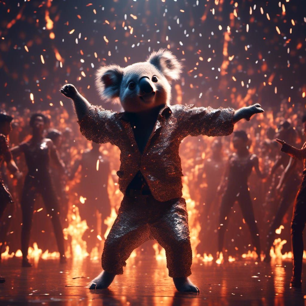 Koala Bear Michael Jackson Fusion on Stage