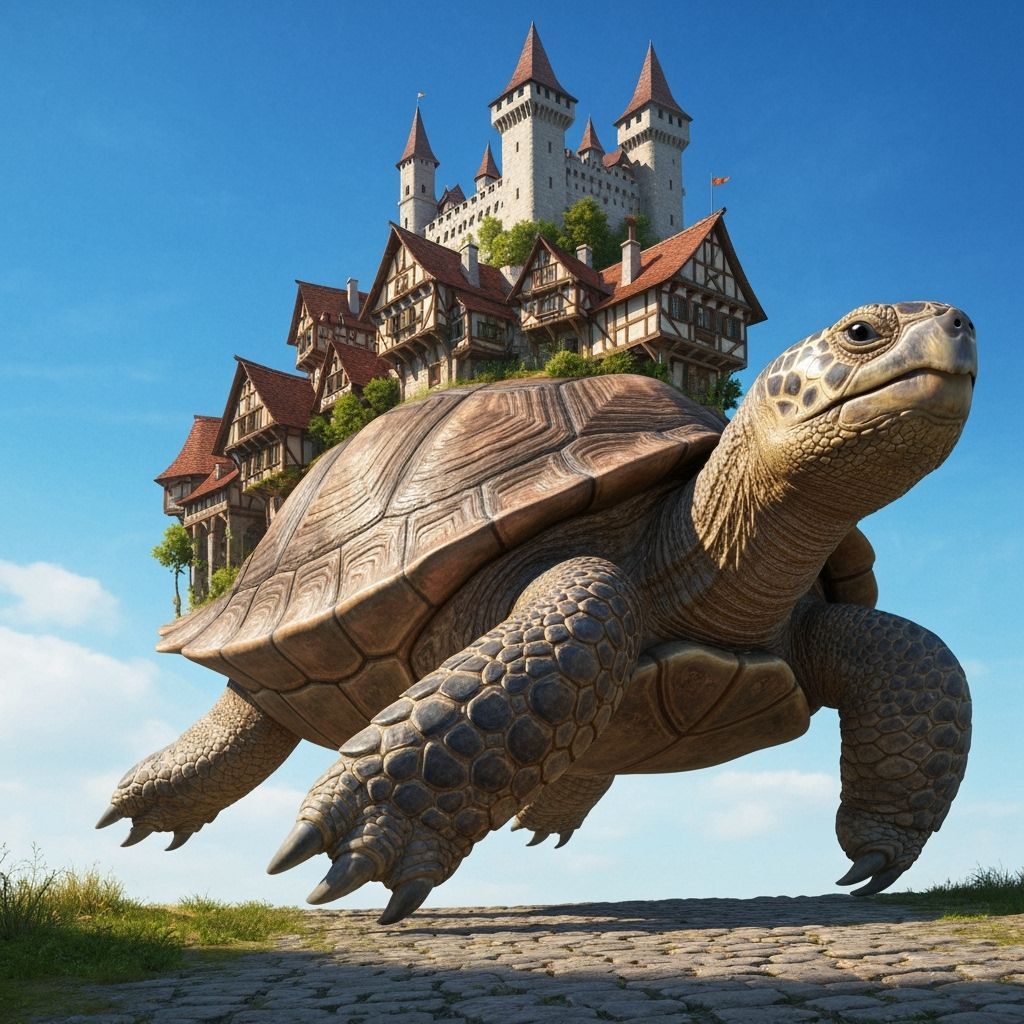 Flying Turtle: A Medieval Village Adventure
