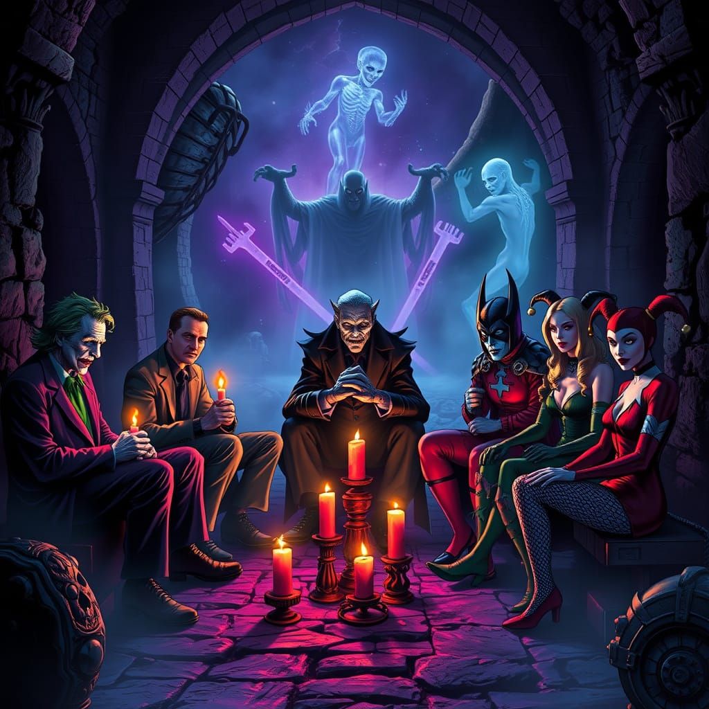 DC Comics Villains Conjure Dark Forces in a Sinister Séance