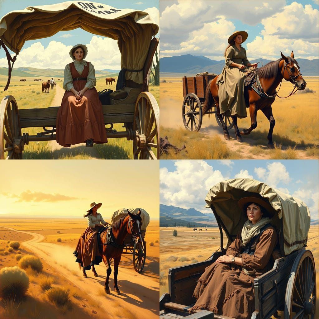 Pioneer Woman's Journey to Oregon Country