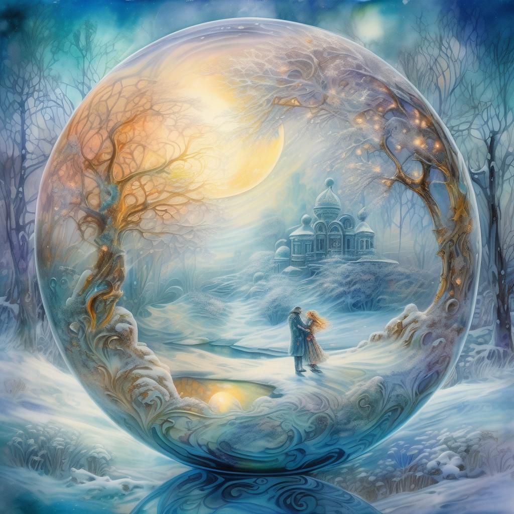 Fantasy Fairy Tale in Art Nouveau Style