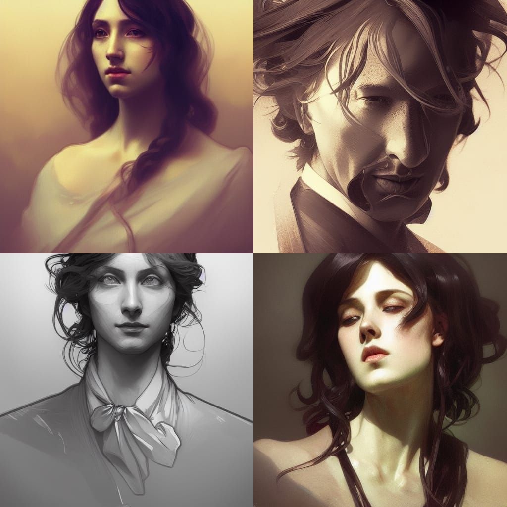 Hyperdetailed Portrait of Chopin in Digital Art Style