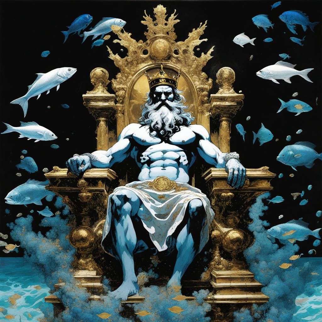 "Poseidon" God of the oceans