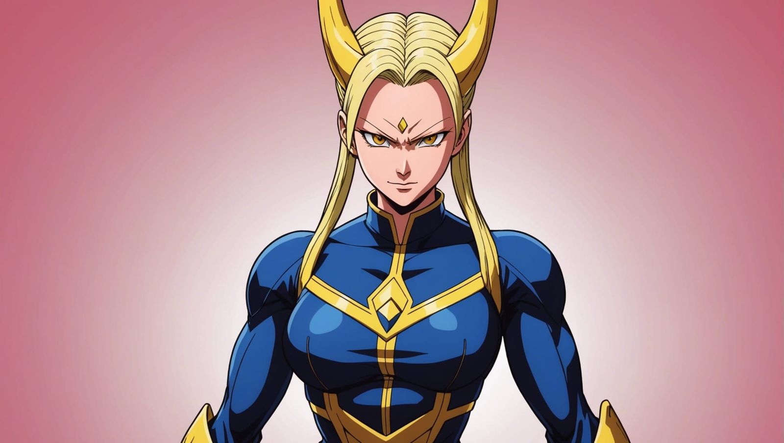 Female Majin Bu in Manga Art Style