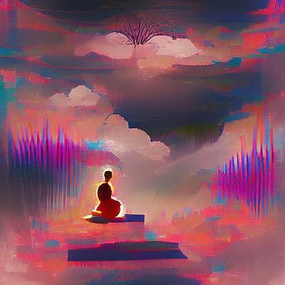 Serene Meditation Image for Relaxation and Mindfulness