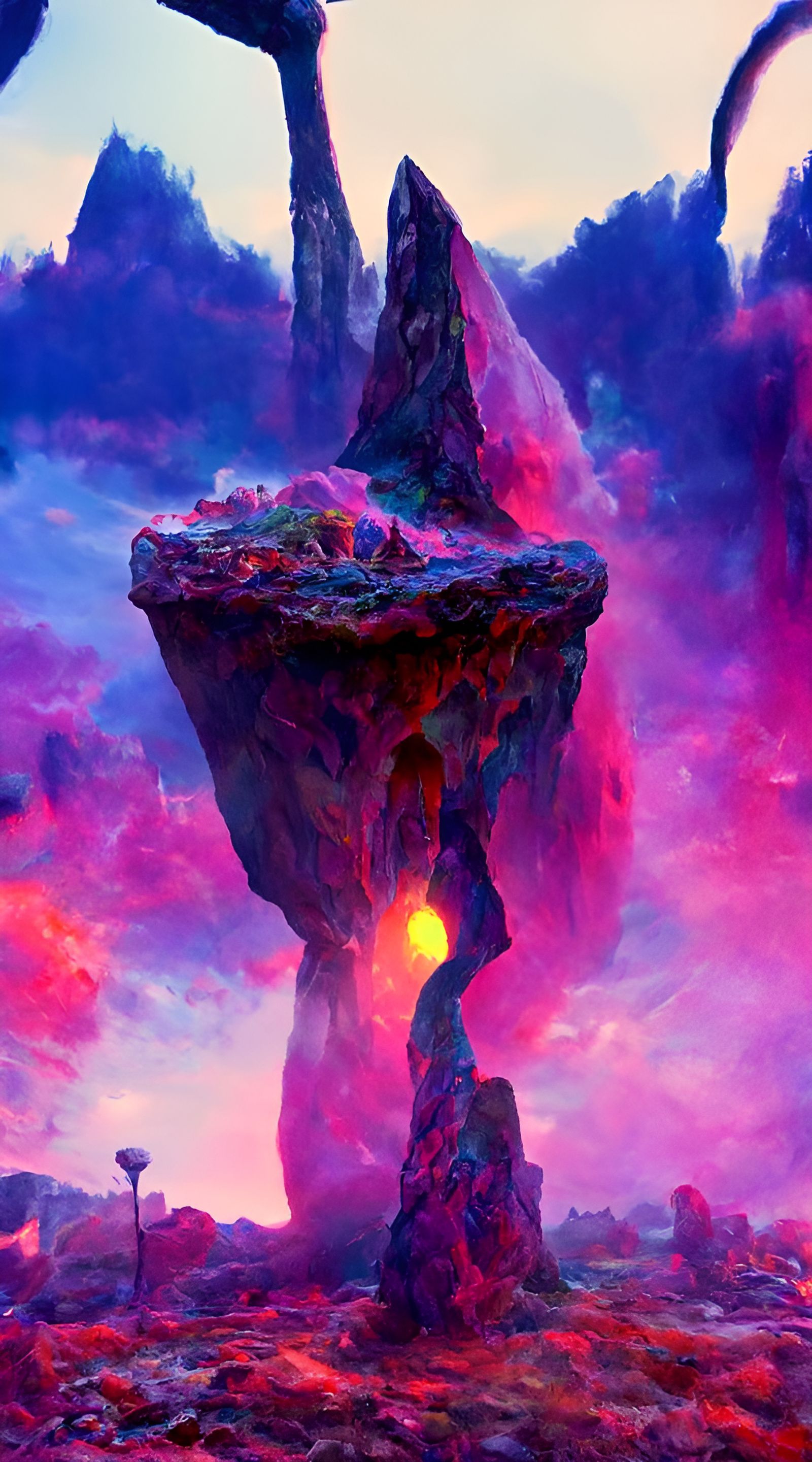 Magic Geode Portal to Alien Garden World