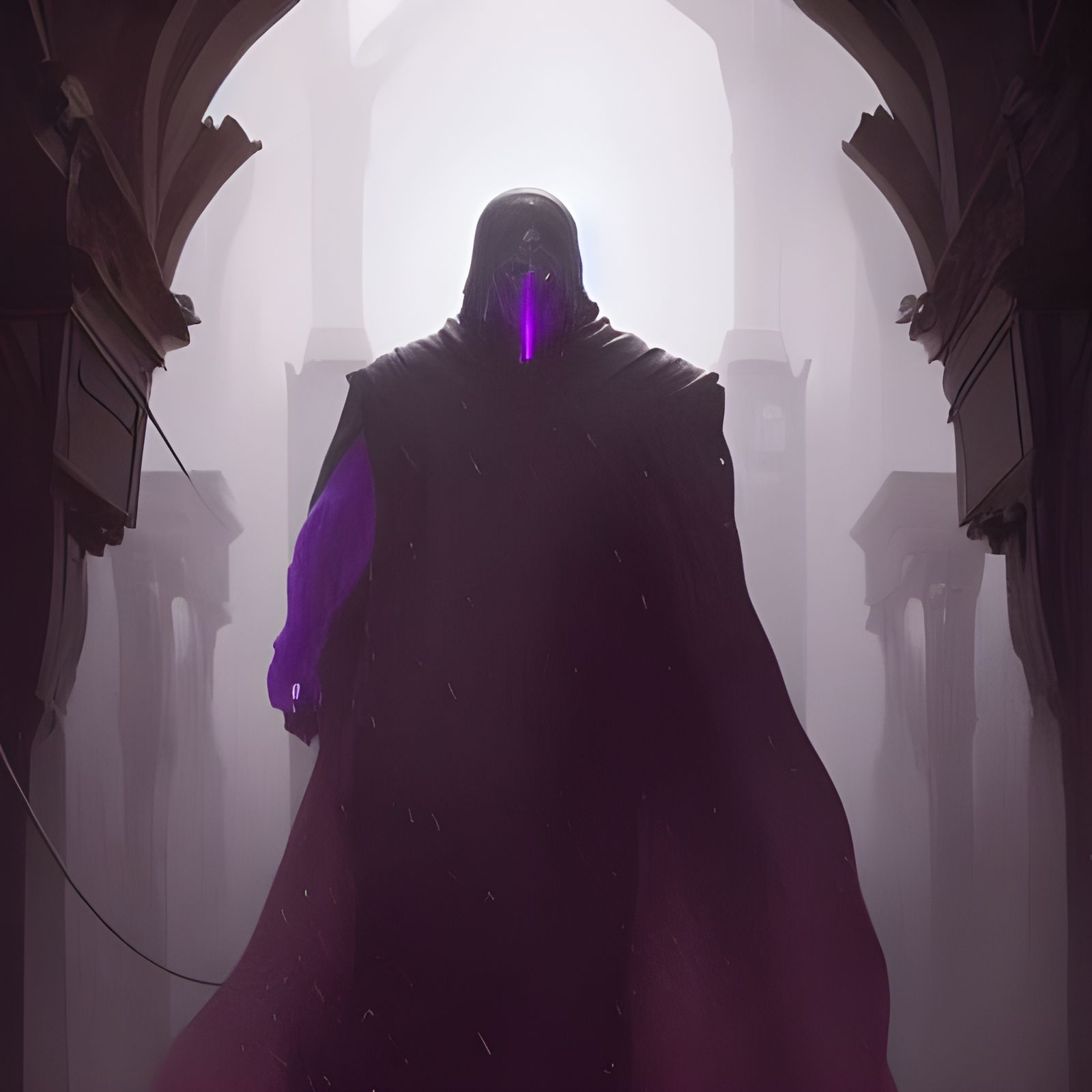 Giant Squid-Headed Man Overlooks Kingdom