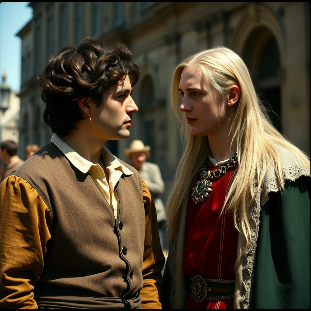 Shakespeare and Southampton Converse in Renaissance London