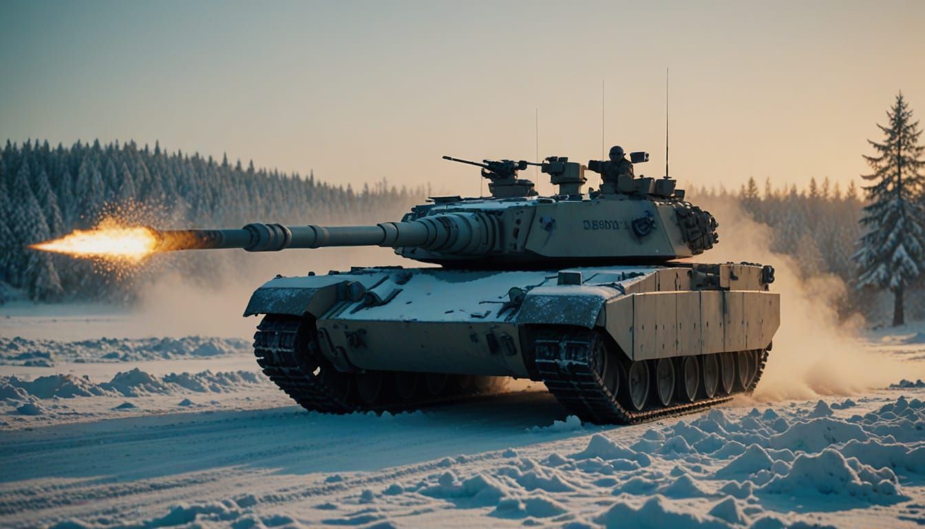 M1 Abrams tank Alpha Site, chapter 7 of Children of the Sun