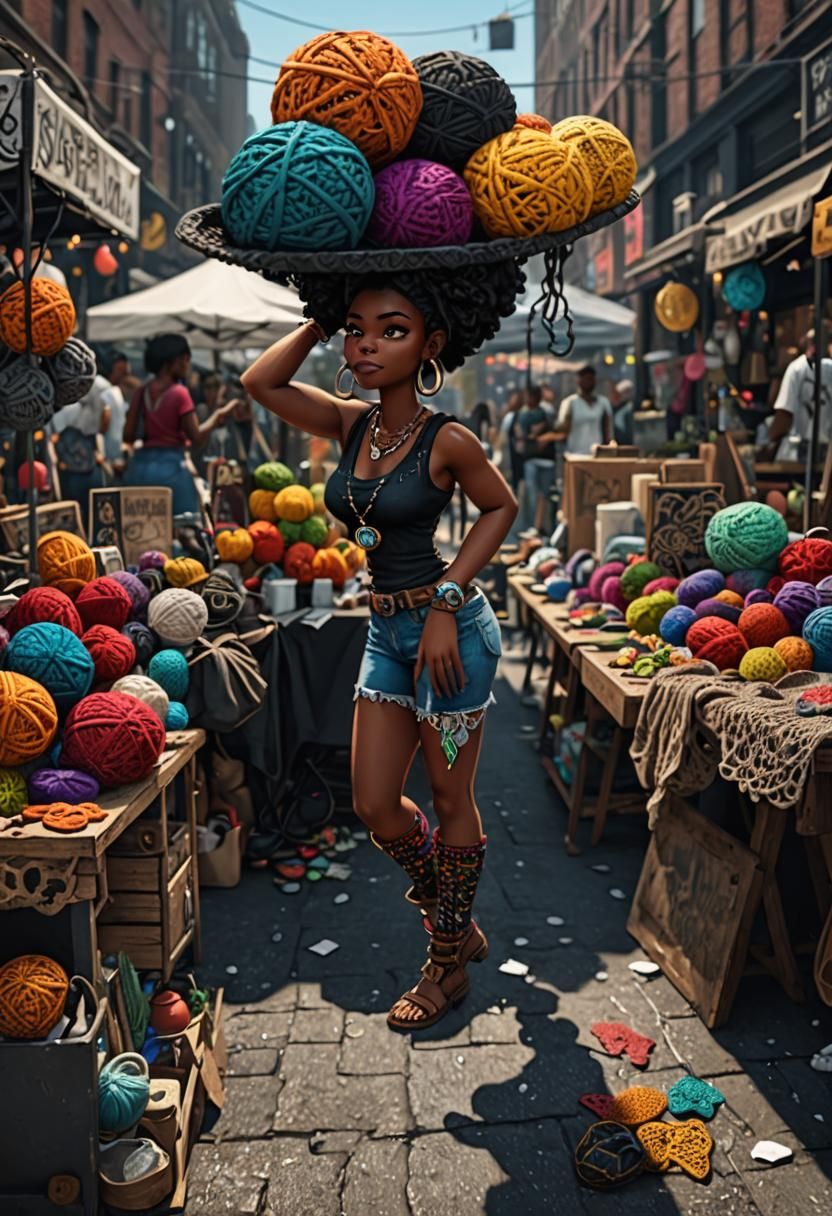 Urban Artisan at City Market: Crochet Art