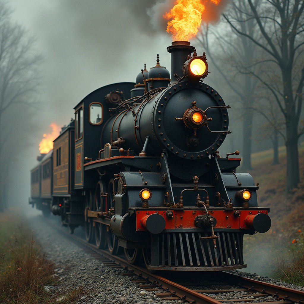 Grimdark Steampunk Engine: A Dystopian Fusion