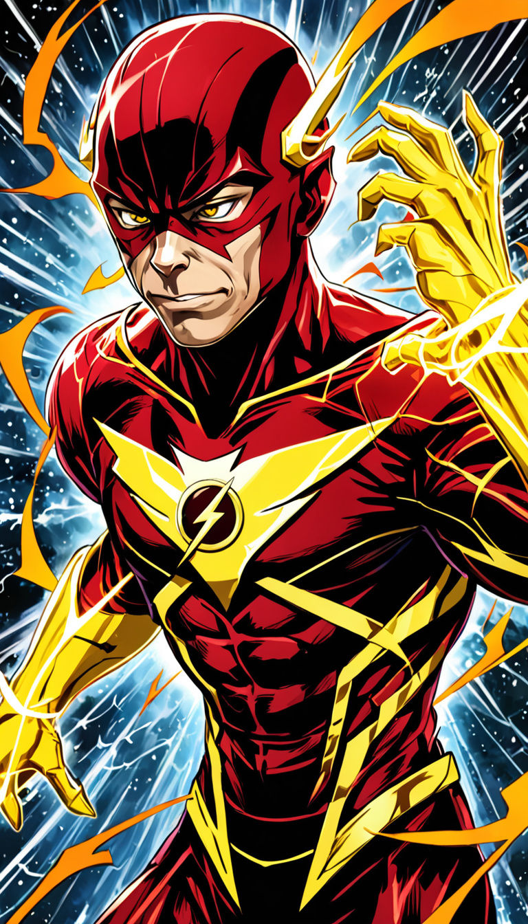 Cosmic Reverse Flash in Evil Form