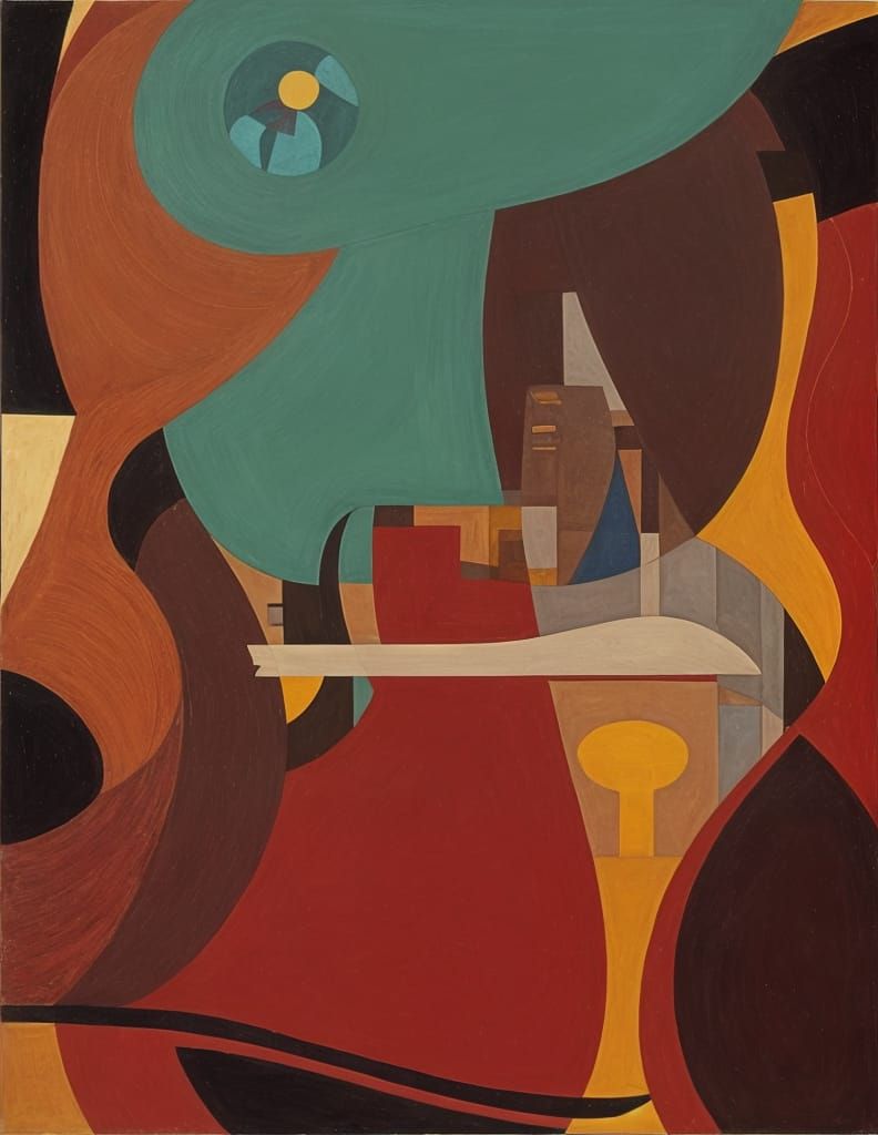 Intricate Parallax Masterpiece in Sophisticated Composition