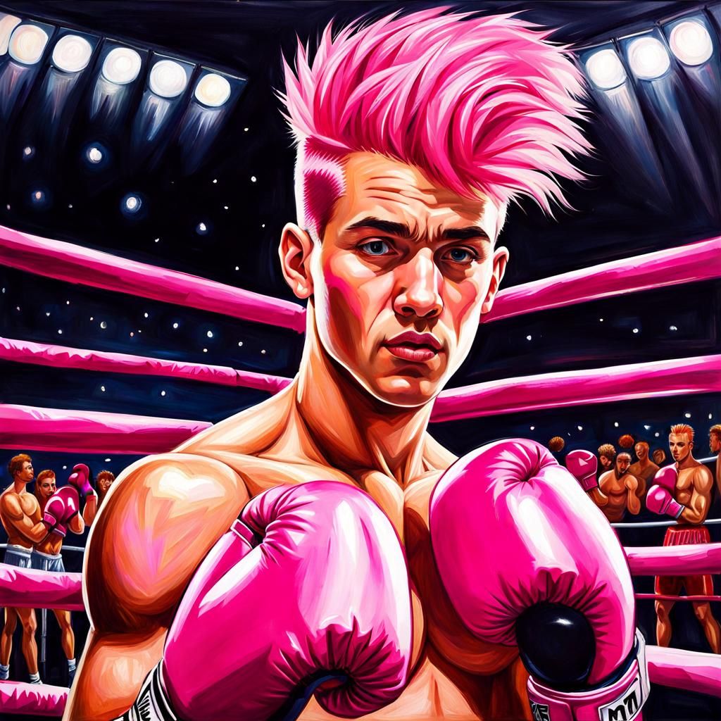 Pink Boxer