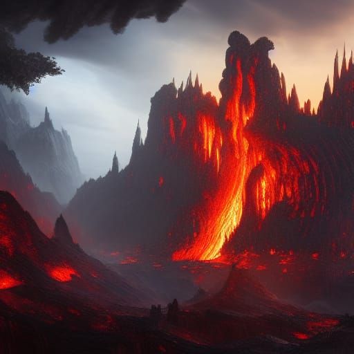 Muspelheim: Detailed Fantasy Concept Art