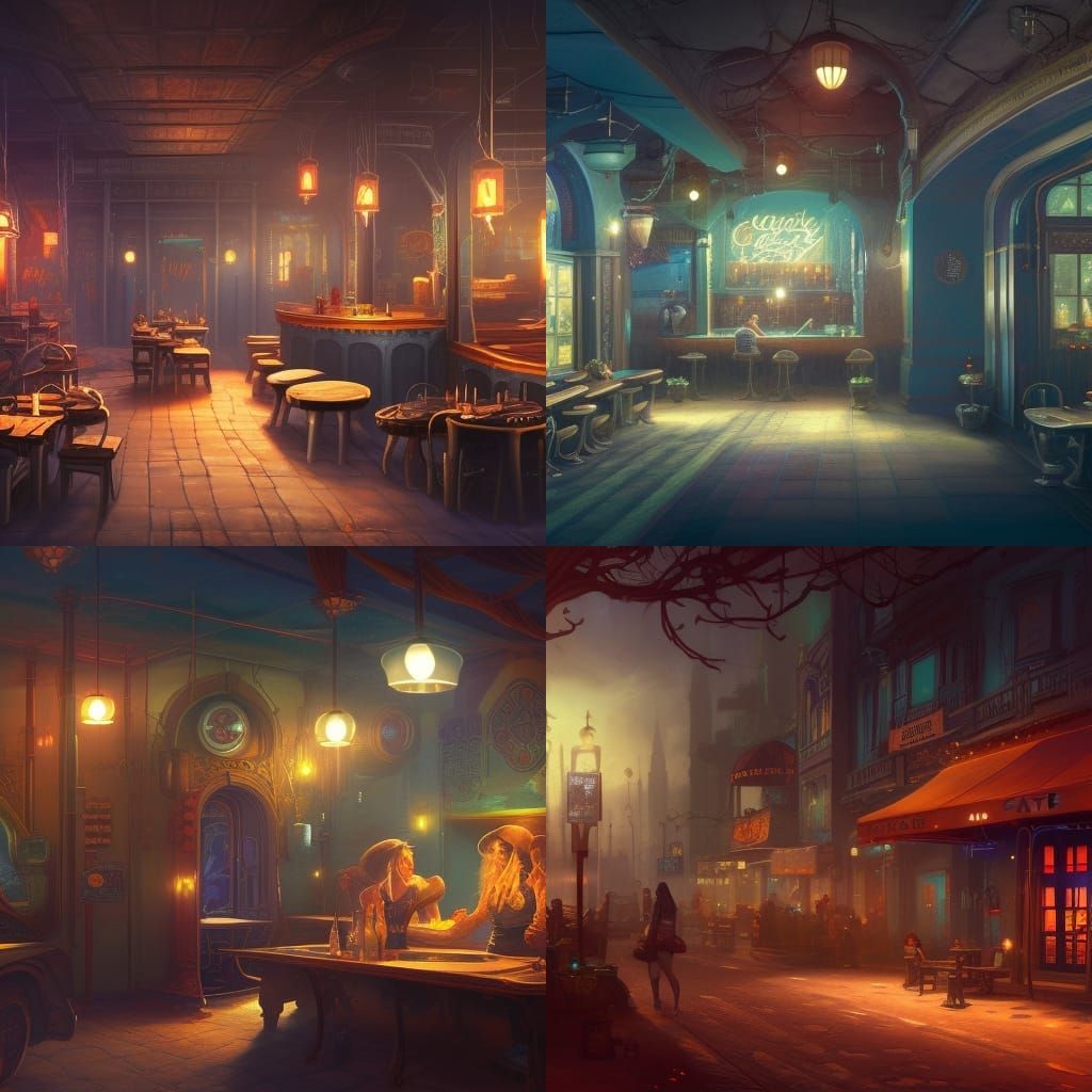 Fantastical Matte Painting with Intricate Details