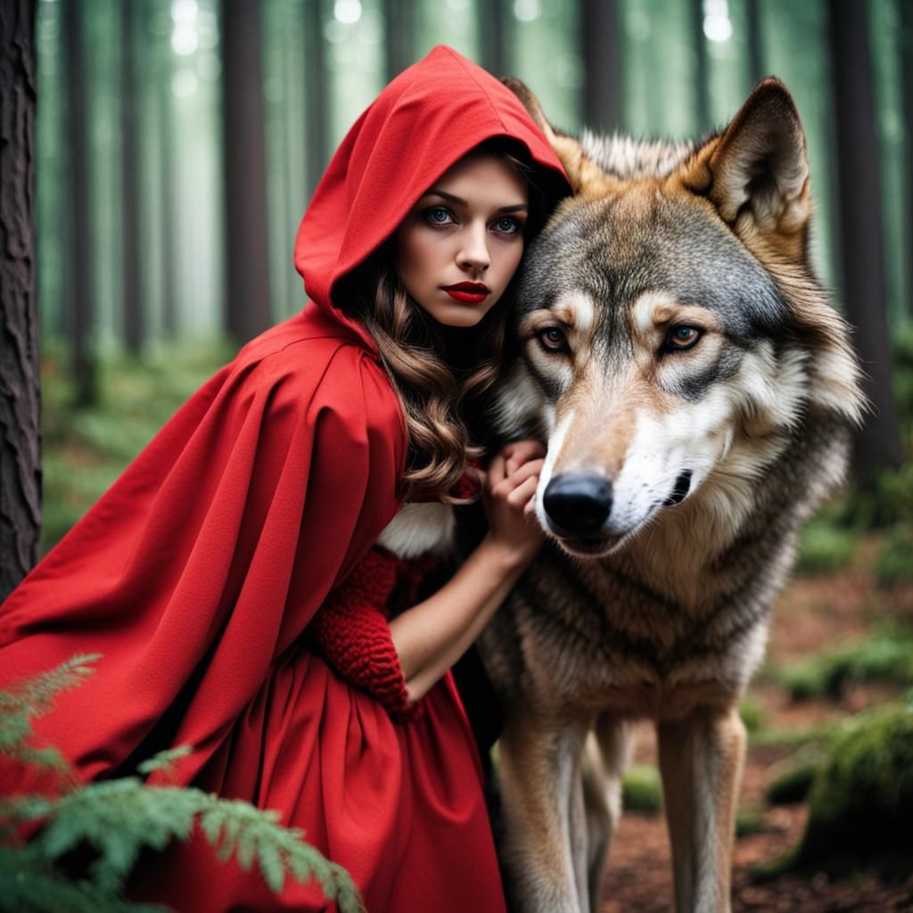 Red Riding Hood's Forest Encounter