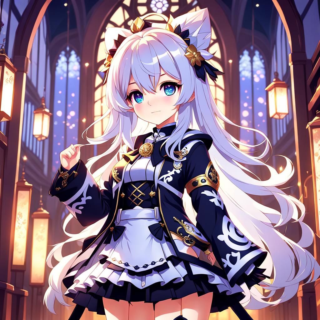 Anime Girl in Lolita Fashion by Studio Trigger