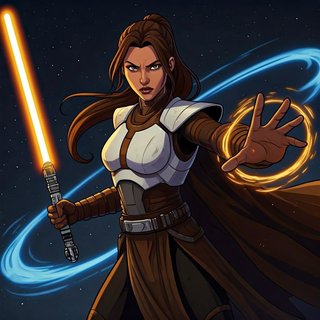 Jedi Warrior Unleashes the Force in Battle