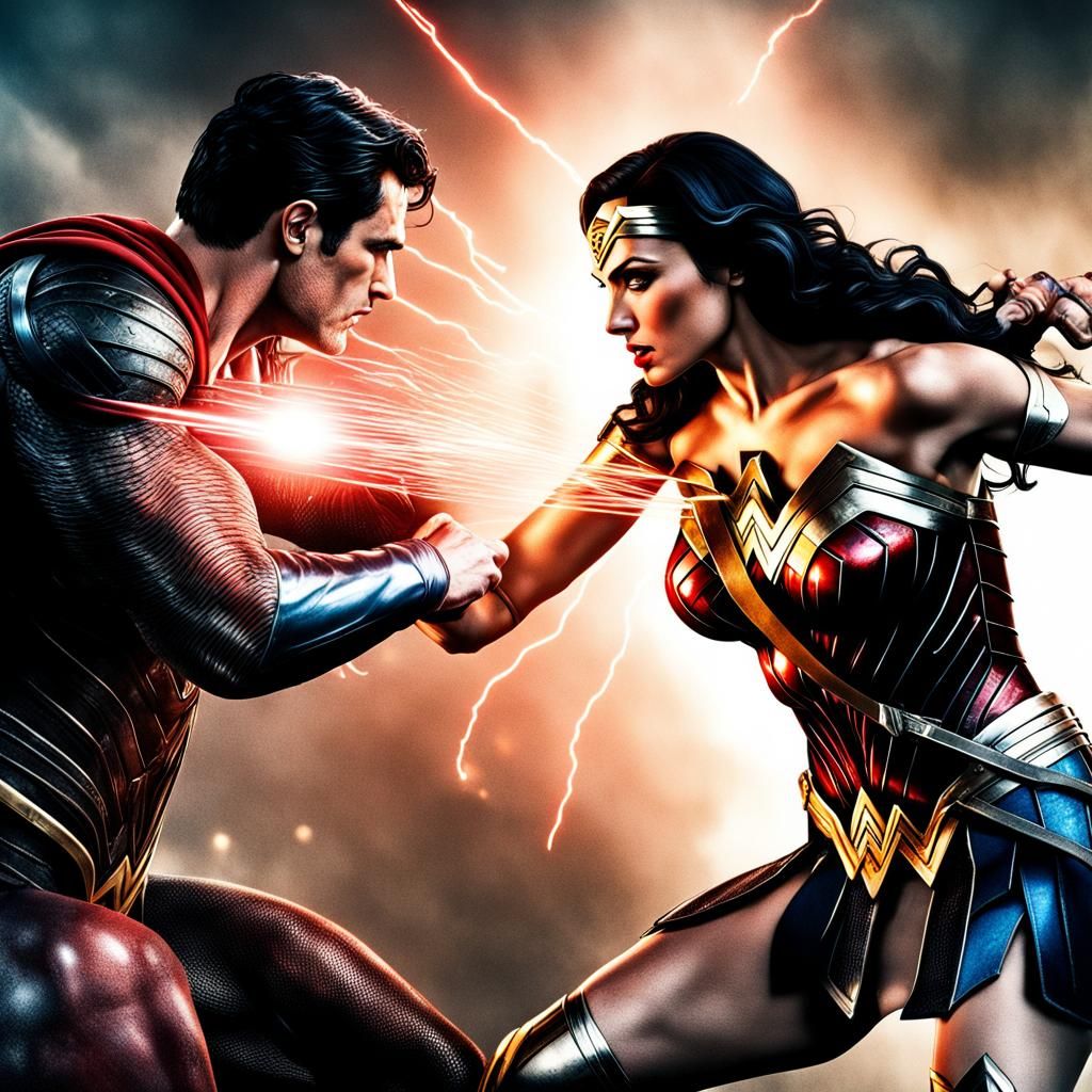 Wonder Woman vs Superman: Live Action Battle