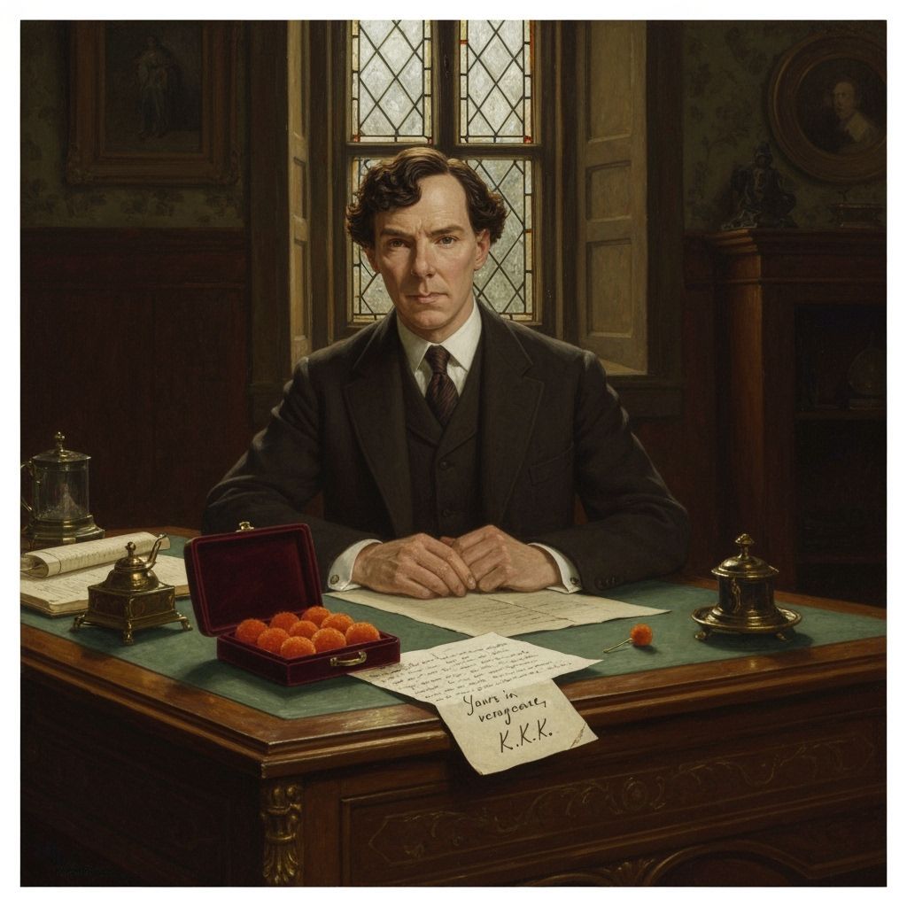 Sherlock Holmes and the Mysterious Orange Pom-Poms