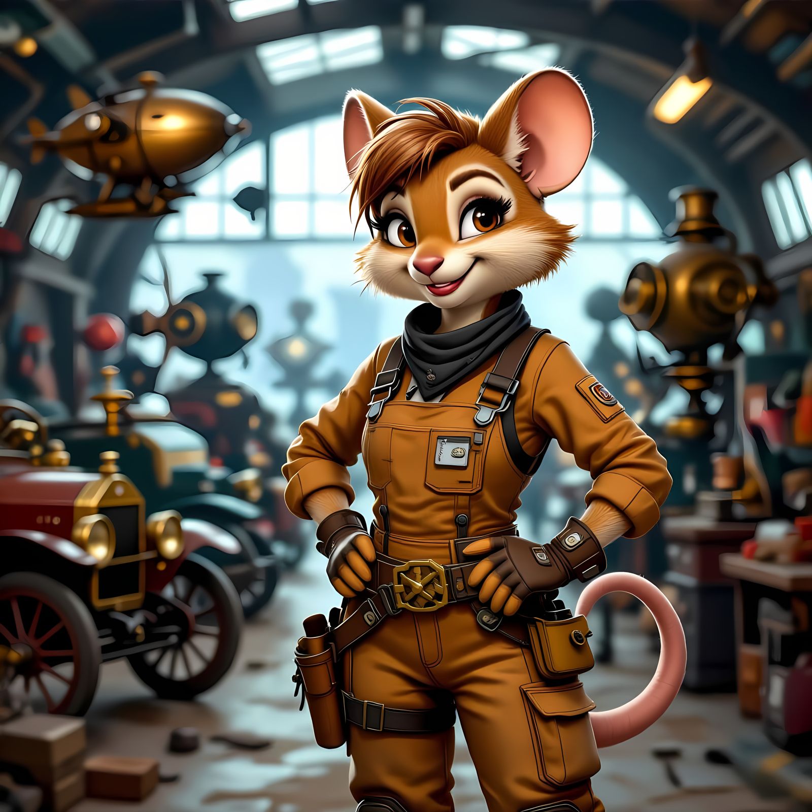 Steampunk Gadget Hackwrench, Mouse Mechanic