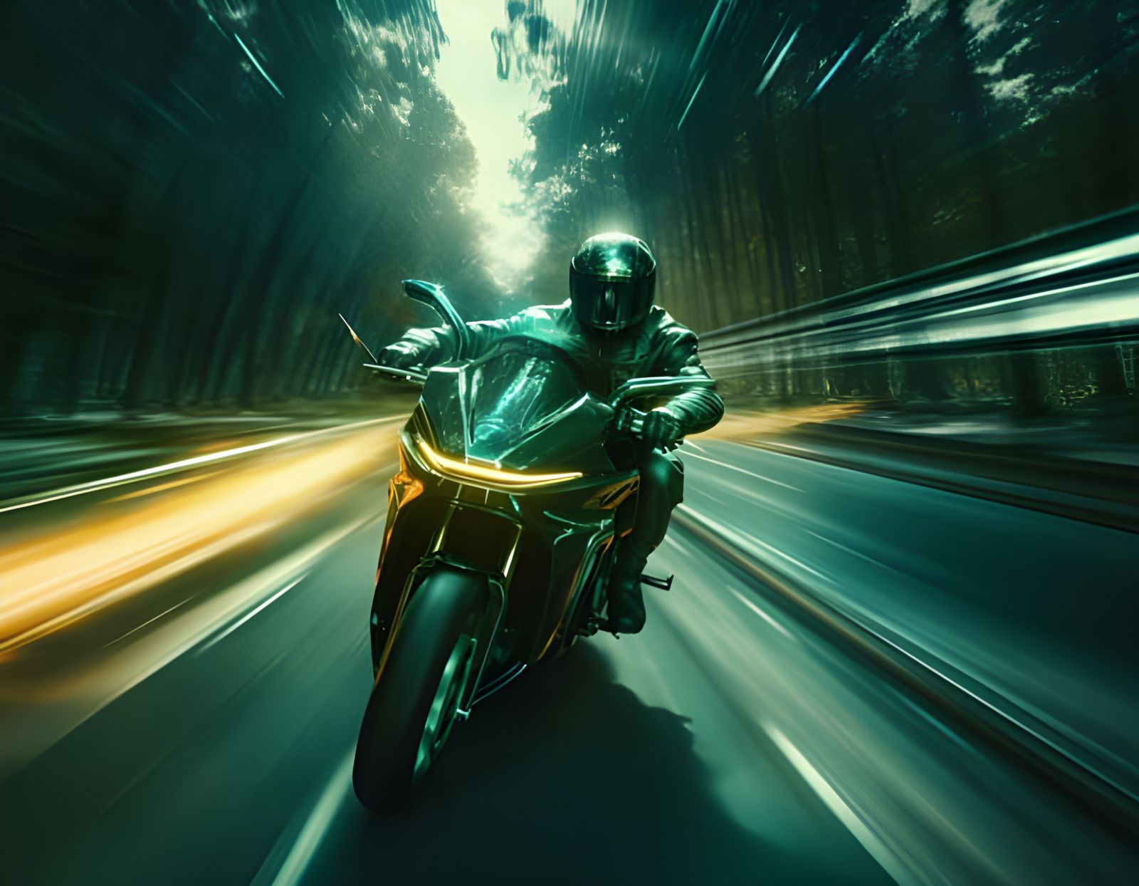 Abstract Image Generated From Simple Prompt