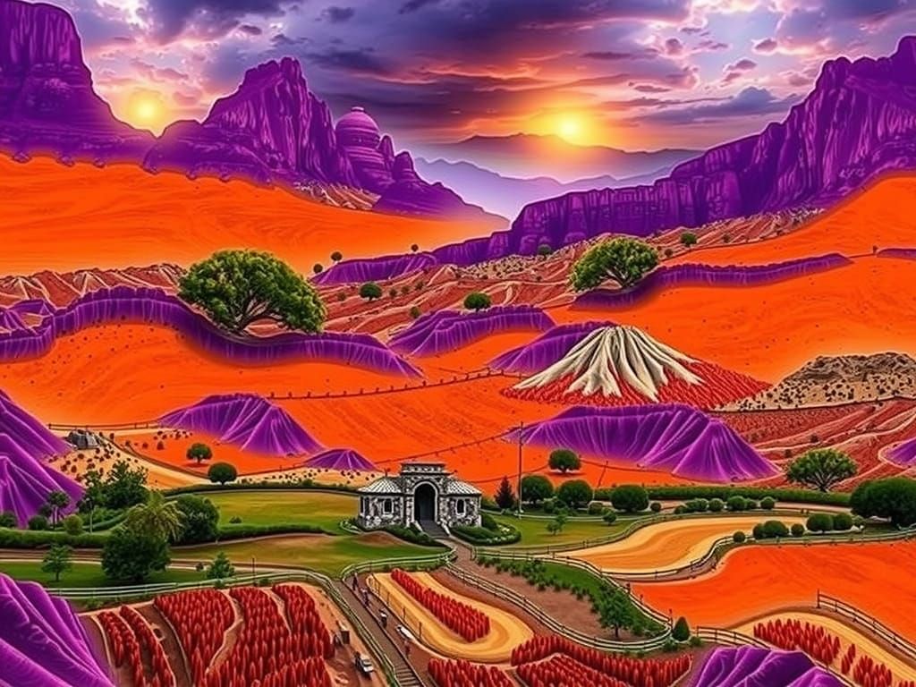 Vibrant Autumn Dreamscape