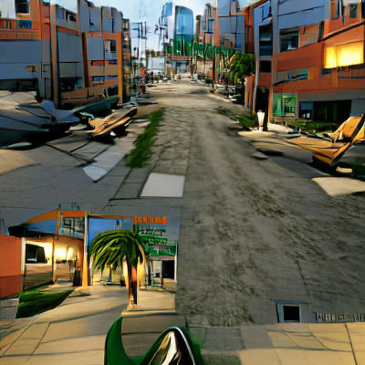 Realistic San Andreas Street Scene in 3D