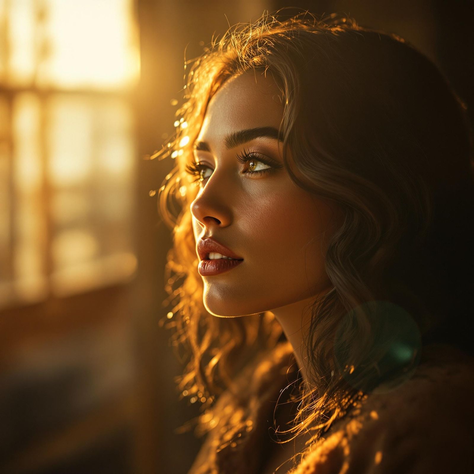 Grand Portrait in Soft Golden Light