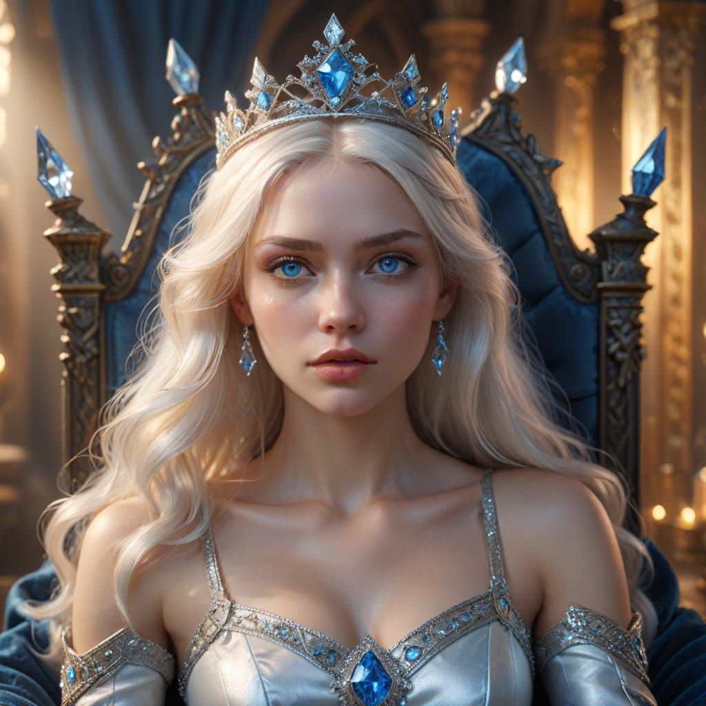 A Photorealistic Portrait of a Princess in a Fantasy World