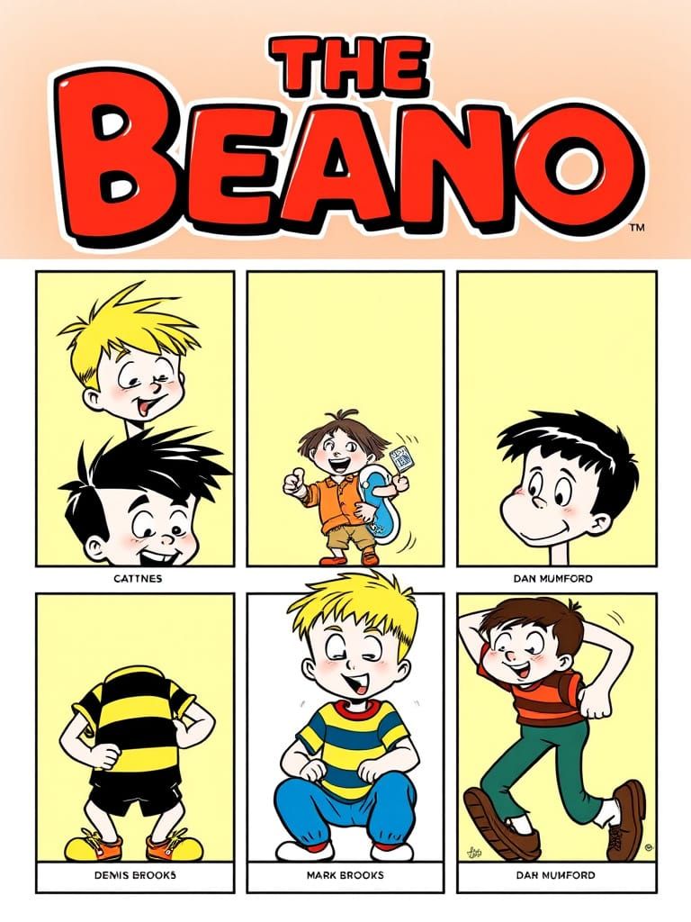 Dennis the Menace in Classic Comic Book Art